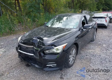 2016 Infiniti Q50 Premium/Sport z USA, uszkodzony, nr VIN JN1EV7AR9GM341335